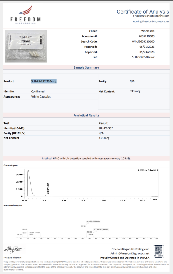 SLU-PP-332 250mcg SLU-PP-332 250mcg