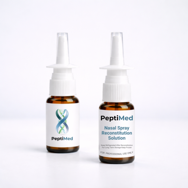 Nasal Spray Reconstitution Solution PeptiMed Vial